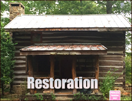 Historic Log Cabin Restoration  South Point, Ohio